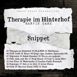 Album cover of Therapie im Hinterhof (Snippet by BeatsByA)