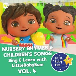 Album cover of Nursery Rhymes & Children's Songs, Vol. 4 (Sing & Learn with LittleBabyBum)