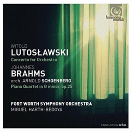 Album cover of Lutoslawski: Concerto for orchestra: Brahms: Piano Quartet in G Minor