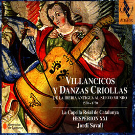 Album cover of Villancicos Danzas Criollas 1550-1750