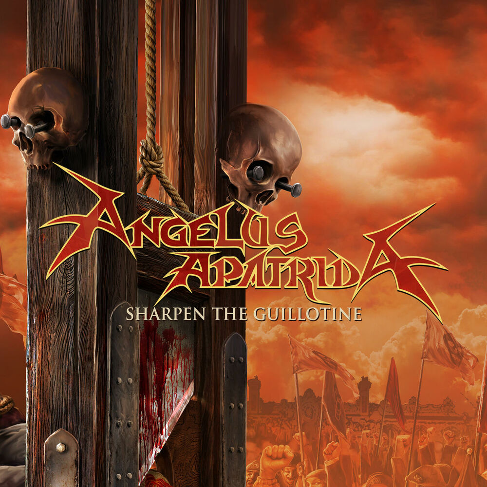 Гильотина текст. Angelus Apatrida группа. Группа гильотина. Angelus Apatrida Evil unleashed. Vulture the Guillotine.