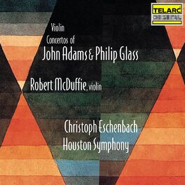 Album cover of Violin Concertos of John Adams & Philip Glass