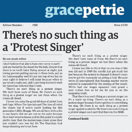 Album cover of There's No Such Thing As A Protest Singer