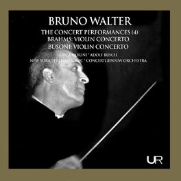 Album cover of Walter conducts Brahms and Busoni
