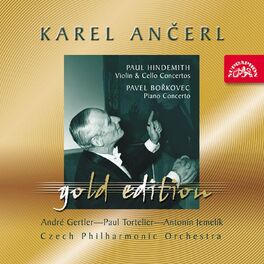 Album cover of Ančerl Gold Edition 30. Hindemith: Violin & Cello Concertos - Bořkovec: Piano Concerto