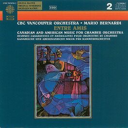 Album cover of Entre Amis - Canadian and American Music for Chamber Orchestra