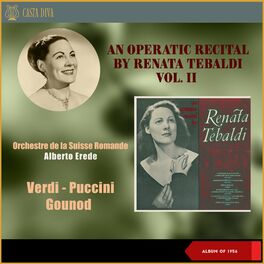 Album cover of An Operatic Recital by Renata Tebaldi, Vol. II (Album of 1956)