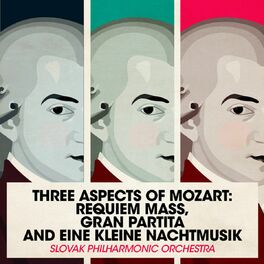 Album cover of Three Aspects of Mozart: Requiem Mass, Gran Partita and Eine Kleine Nachtmusik