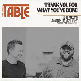 Album cover of Thank You for What You've Done (feat. The Band Table)