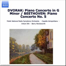 Album cover of Dvorak: Piano Concerto in G Minor / Beethoven: Piano Concerto No. 5, 
