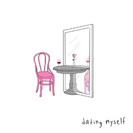Album cover of dating myself