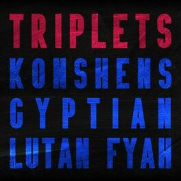 Album cover of Reggae Triplets: Gyptian, Konshens and Lutan Fyah