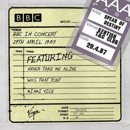 Album cover of BBC In Concert (Live)