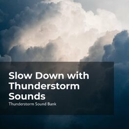 Album cover of Slow Down with Thunderstorm Sounds