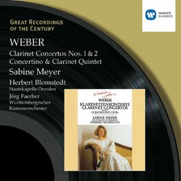 Album cover of Weber : Clarinet Concertos 1 & 2/Concertino in E flat/Clarinet Quintet