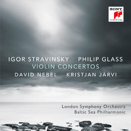 Album cover of Stravinsky & Glass: Violin Concertos