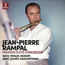 Album cover of Famous Flute Concertos. Bach, Vivaldi, Mozart, Ibert, Jolivet, Khachaturian...