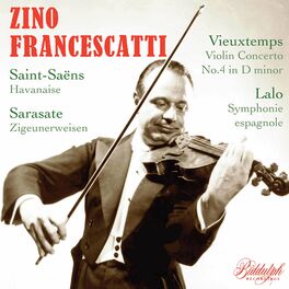 Album cover of Zino Francescatti plays Lalo & Vieuxtemps