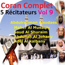 Album cover of Coran complet 5 récitateurs, vol. 9