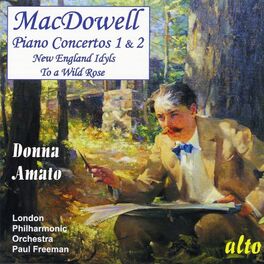 Album cover of Macdowell: 2 Piano Concertos & Solo Works