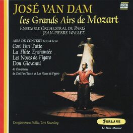 Album cover of José Van Dam : Les grands airs de Mozart