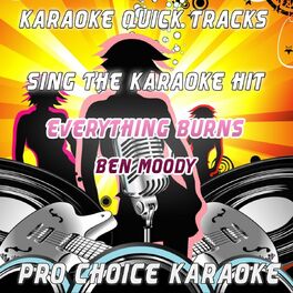 Album cover of Karaoke Quick Tracks : Everything Burns (Karaoke Version) (Originally Performed By Ben Moody)