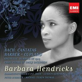 Album cover of Bach Cantatas and Barber/Copland