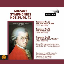 Album cover of Mozart: Symphonies No. 39, 40, 41