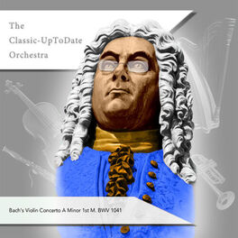 Album picture of Bach's Violin Concerto a Minor 1st M. BWV 1041