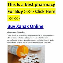 Cheap xanax online pharmacy