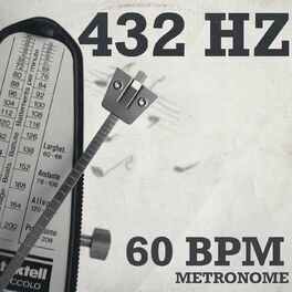 Album cover of 432 Hertz Pure Tone + 60 BPM Metronome