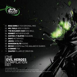 Album cover of The Evil Heroes Compilation, Vol. 1