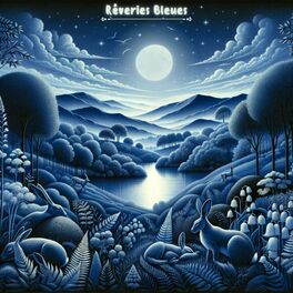 Album cover of Rêveries Bleues: Un Voyage Nocturne Sous le Ciel Étoilé