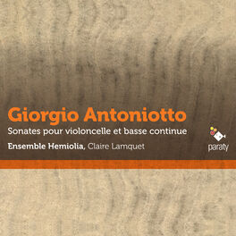 Album cover of Antoniotto: Sonates pour violoncelle et basse continue