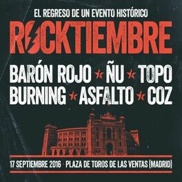 Album cover of Rocktiembre (Plaza de Toros de las Ventas Madrid 17 septiembre 2016)