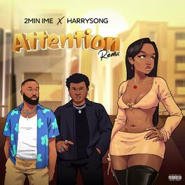 Album cover of Attention (feat. Harrysong) [Sped up version]