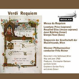 Album cover of Verdi Requiem