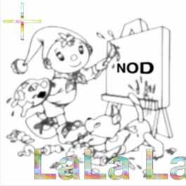 nod flare on coloring pages