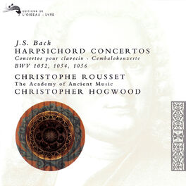 Album cover of Bach, J.S.: 3 Harpsichord Concertos