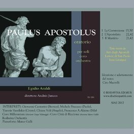 Album cover of Araldi Egidio: Paulus Apostolus