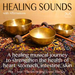 Album cover of Healing Sounds - a Healing Musical Journey to Strengthen the Health of Heart, Stomach, Intestine, Skin