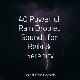 Album cover of 40 Powerful Rain Droplet Sounds for Reiki & Serenity