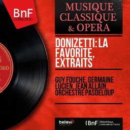 Album cover of Donizetti: La favorite, extraits (Mono Version)