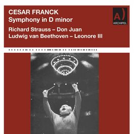 Album cover of Cesar Franck Symphony in D minor live conducted by Eugene Ormandy