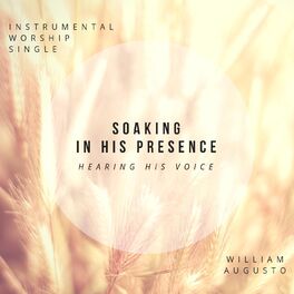 Album cover of Soaking in His Presence Hearing His Voice (Instrumental Worship)