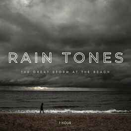 Album cover of Rain Tones: The Great Storm At The Beach - 1 Hour