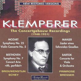 Album cover of The Concertgebouw Recordings (1948-51) [Live]