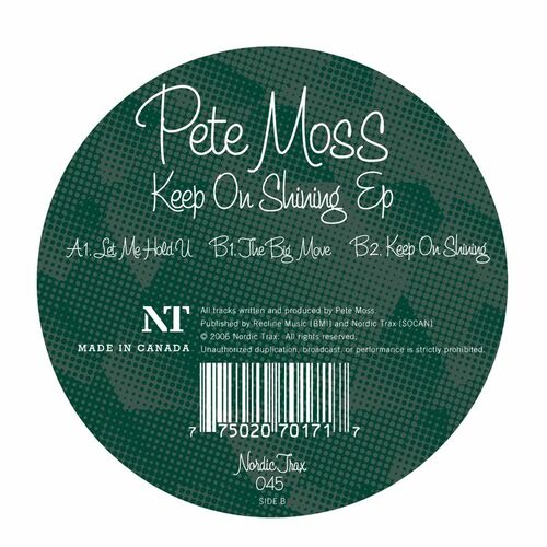 Pete Moss Keep On Shining Ep Music Streaming Listen On Deezer