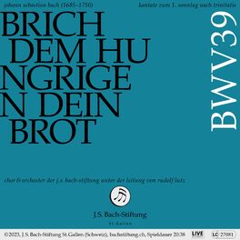 Album cover of J. S. Bach Cantata BWV 39 