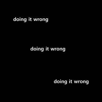 doing it wrong cover